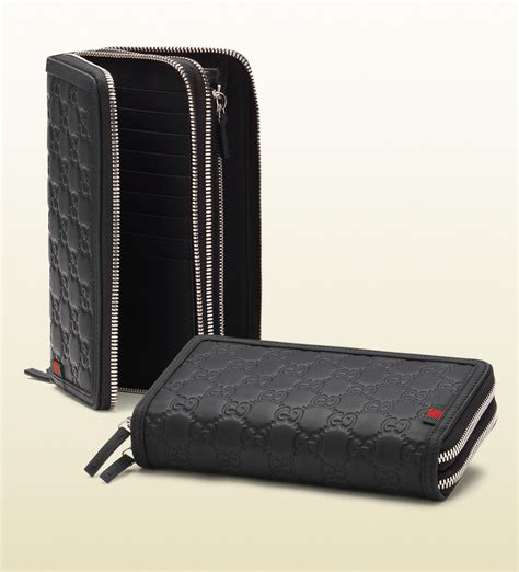 gucci travel zip wallet|Gucci zip around wallet small.